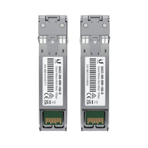 EAN 0810010076908 - Ubiquiti UACC-OM-MM-10G-D-2 red modulo transceptor Fibra óptica 10000 Mbit/s 850 nm imagen 1