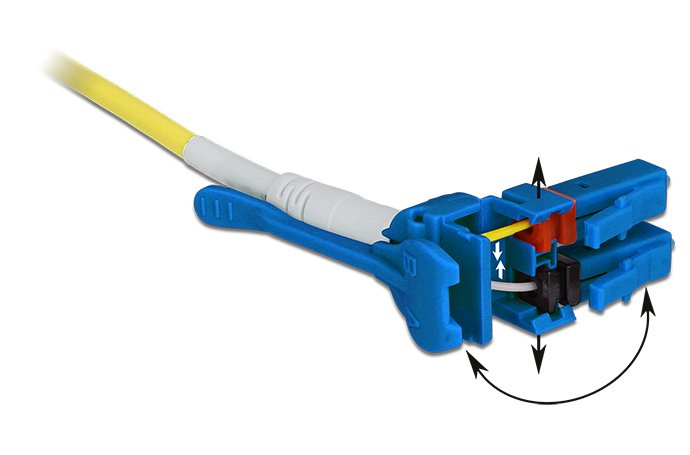 Delock Cable Lichtwellenleiter Lc > Lc Singlemode Os2 Uniboot 5 M