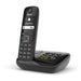 EAN 4250366854960 - Gigaset AS690A Teléfono DECT/analógico Identificador de llamadas Negro imagen 5