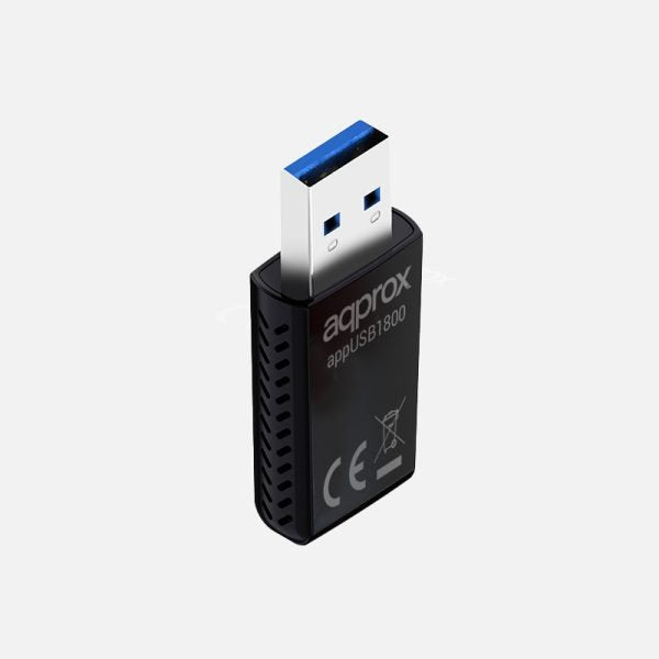 EAN 8435099535560 - Approx APPUSB1800 adaptador y tarjeta de red WLAN 1800 Mbit/s imagen 1