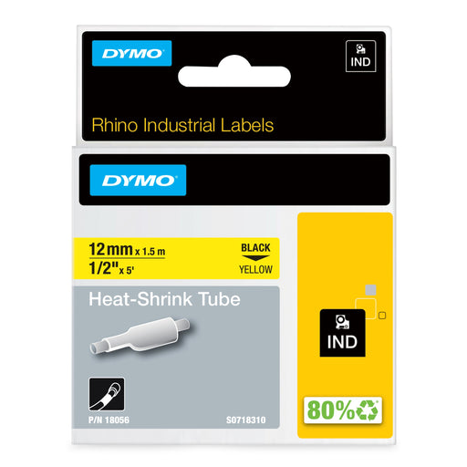EAN 0071701180568 - DYMO 18056 cinta para impresora de etiquetas Negro sobre amarillo imagen 1