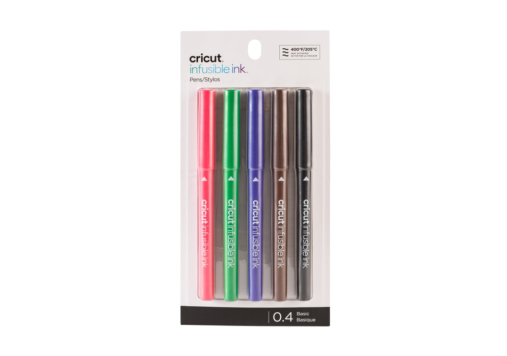 Cricut 2006257 Rotulador Fino Negro, Incoloro, Verde, Púrpura, Rojo 5 Pieza(S)