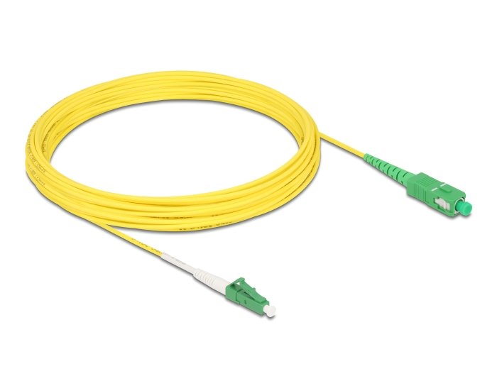 Delock Cable Lichtwellenleiter Lc-Apc Zu Sc-Apc Simplex Singlemode Os2 10 M
