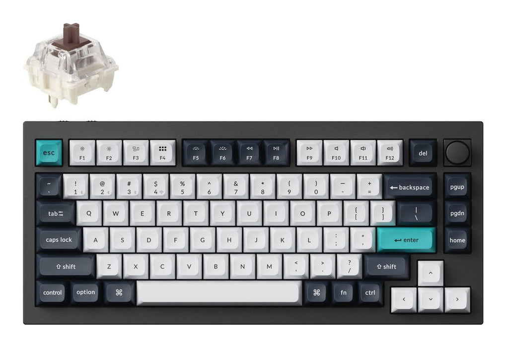 EAN 4895248875246 - Keychron Q1 Max teclado Universal USB + RF Wireless + Bluetooth QWERTZ Alemán Negro imagen 1