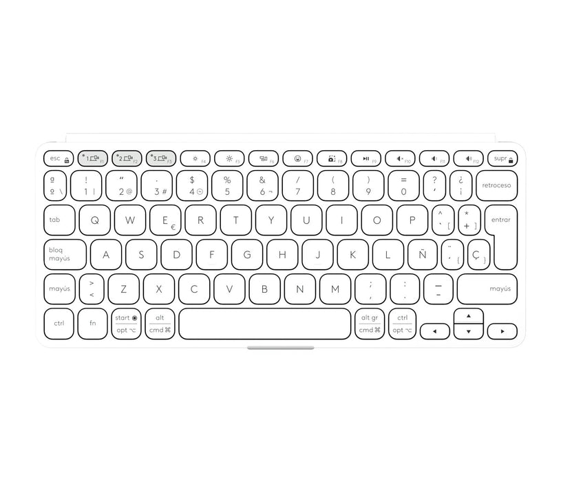 EAN 5099206126206 - Logitech 920-012974 teclado para móvil Español Bluetooth Gris, Blanco imagen 5