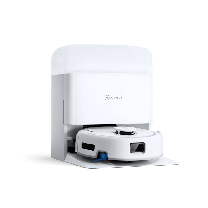 Ecovacs Deebot Mini 2 Vacuum Cleaner,Robot,Wet&Dry,Compact Design,White+Auto-Empty Station