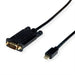 EAN 7630049617407 - ROLINE 11.04.5977 adaptador de cable de vídeo 2 m VGA (D-Sub) Mini DisplayPort Negro imagen 1