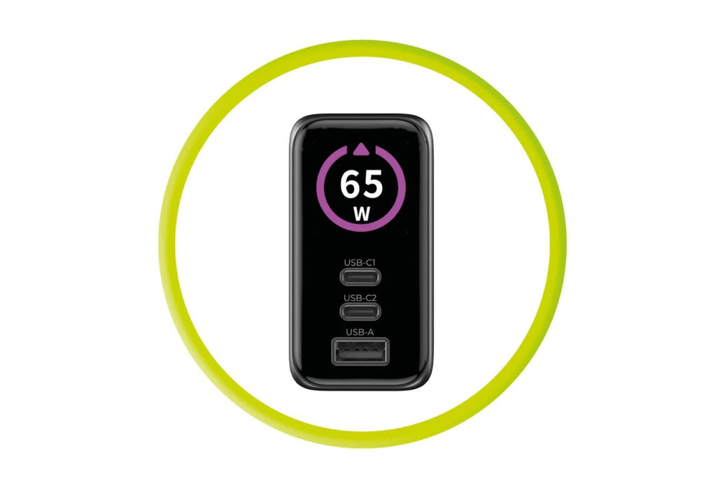 Mobile Origin 65w Gan Charger Pw20 2x Usb-C + Usb-A