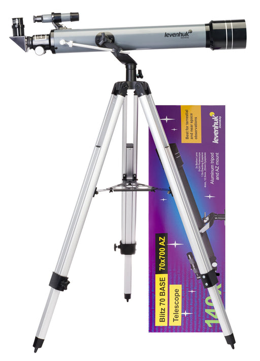 EAN 0753215775897 - Levenhuk Blitz 70 Base Refractor 140x Gris imagen 2