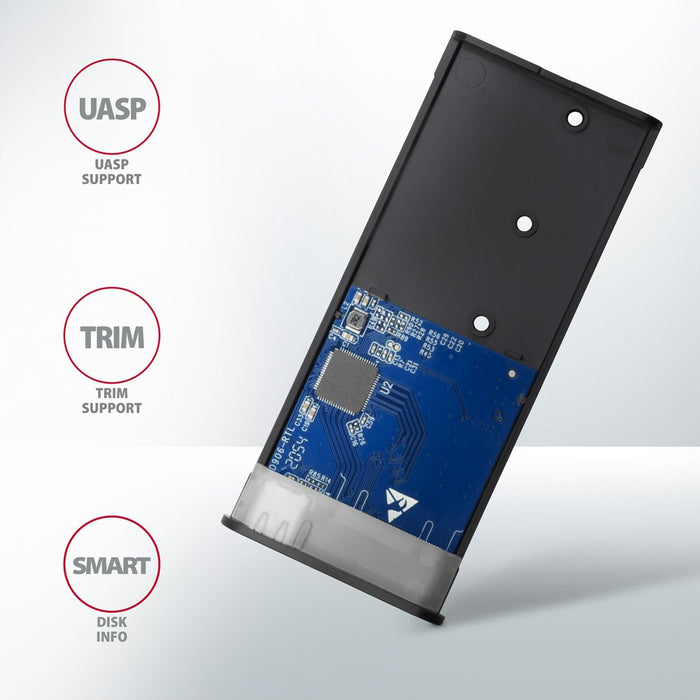 EAN 8595247907097 - Axagon EEM2-SB2 caja para disco duro externo Caja externa para unidad de estado sólido (SSD) Negro M.2 imagen 8