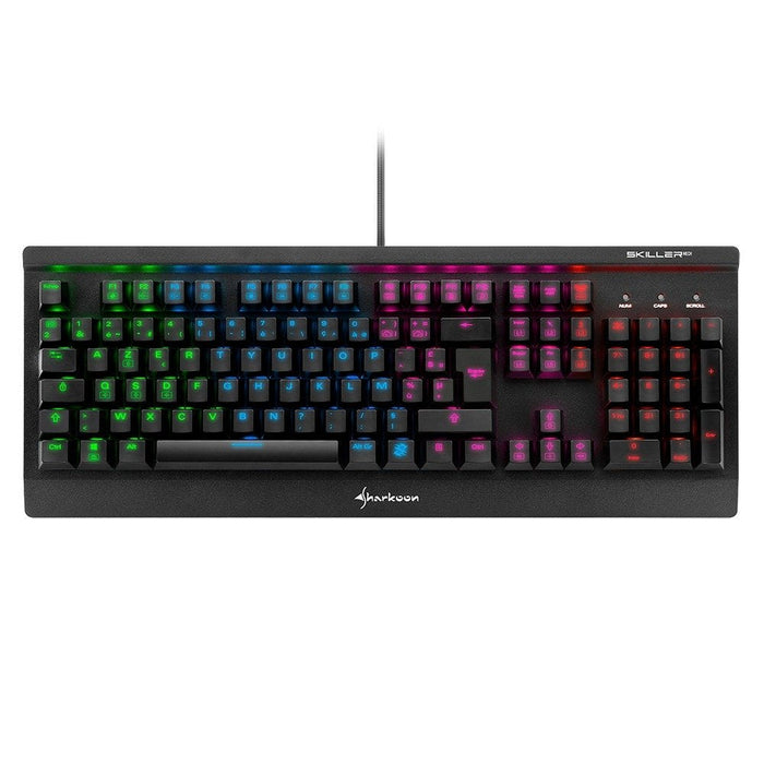 Teclado Gaming (Frances) Sharkoon Skiller Mech Sgk3 Kailh Blue