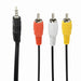 EAN 8716309098168 - Gembird CCA-4P2R-2M cable de audio 3,5mm 3 x RCA Negro imagen 2