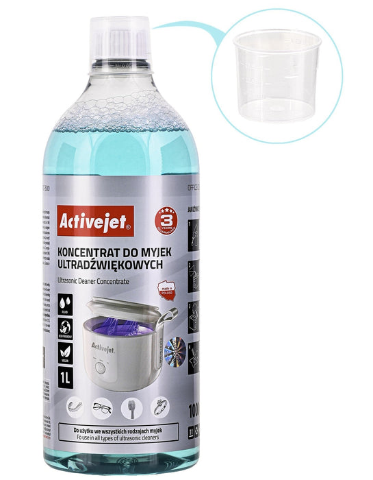 Activejet Aoc-600 Concentrado Limpiador Para Lavadoras Ultrasónicas Uv Aoc-600 1 L