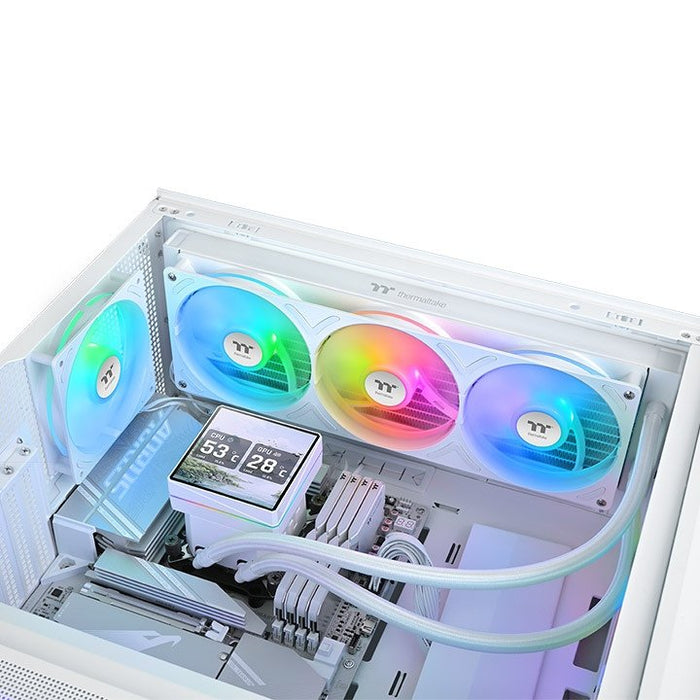 Refrigeración Líquida Cpu K Thermaltake Th360 V3 Ultra Argb Sync Aio Snow Edition