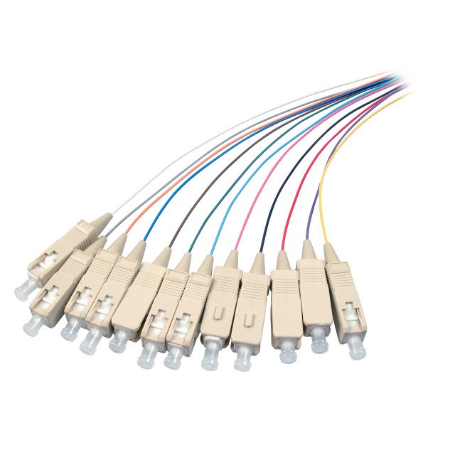 Efb Faserpigtail Sc Om4 Farbiges Set 2m - 12 Stck