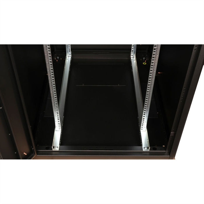 Roline 19-Zoll Serverschrank Basic 42 He, 800x1000 Bxt Perforiert Schwarz