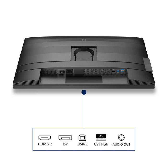 EAN 8721038003734 - Philips 4000 series 27B2N4500/00 pantalla para PC 68,6 cm (27") 2560 x 1440 Pixeles Quad HD LCD Gris imagen 8