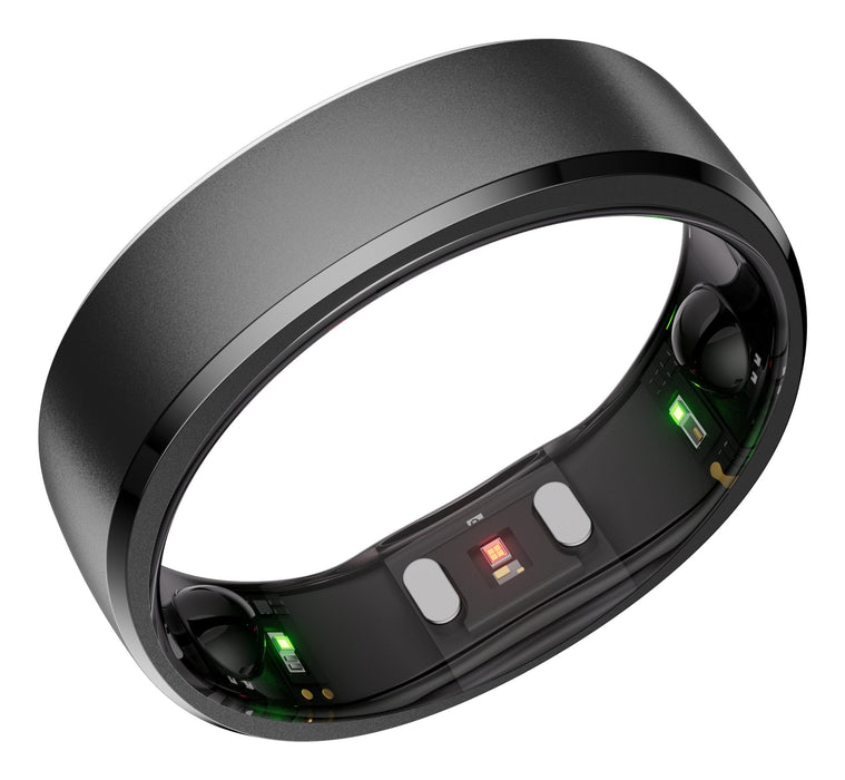 Anillo Inteligente Ringconn Gen2 Para Hombre Y Mujer: Monitor De Sueño Y Actividad Física, Frecuencia Cardíaca, Color Negro Mate, Talla 9.