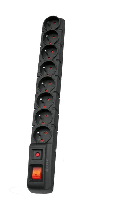 EAN 5904743365905 - HSK DATA S8 Negro 8 salidas AC 230 V imagen 1