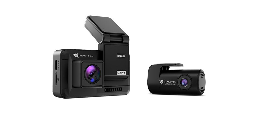 Cámara Navitel R480 2k  De Salpicadero Quad Hd Batería Negro