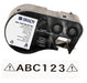 EAN 0888434592601 - Brady M4C-1000-595-WT-BK etiqueta de impresora Negro, Blanco Etiqueta para impresora autoadhesiva imagen 1
