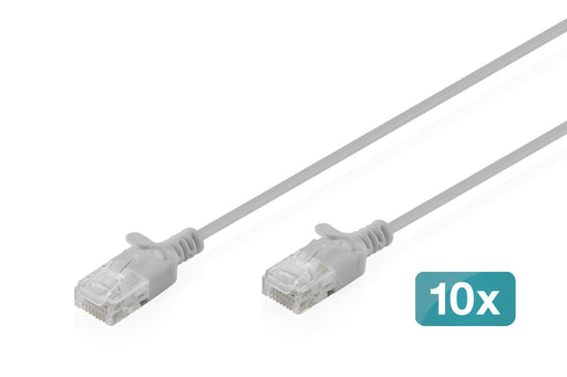 EAN 4016032507703 - Digitus DK-1618-030S-10 cable de red Cat6 U/UTP (UTP) imagen 1
