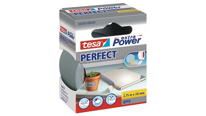 EAN 4042448044273 - TESA 56343-40 Apto para uso en interior Adecuado para uso en exteriores 2,75 m Gris imagen 1
