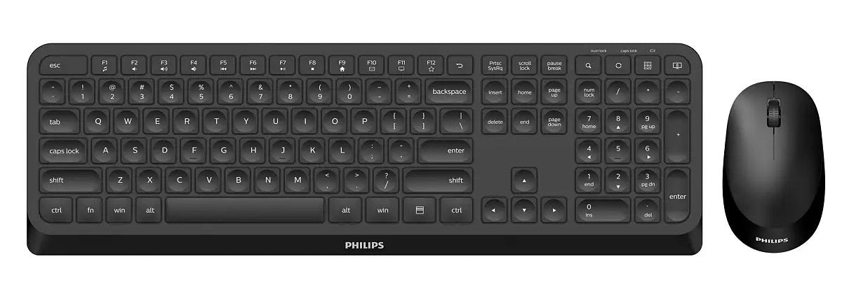 EAN 8712581778958 - Philips 3000 series SPT6307B/00 teclado Ratón incluido Hogar RF inalámbrico Inglés de EE. UU. Negro imagen 1