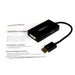 EAN 0065030857208 - StarTech.com DP2VGDVHD adaptador de cable de vídeo 0,15 m Negro imagen 4