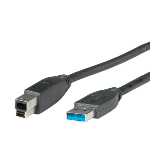 Roline Usb 3.2 Gen 1 Cable Typ A-B Schwarz 1.8m