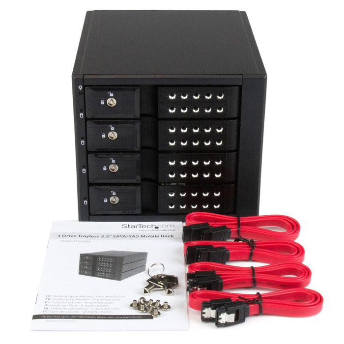 EAN 0065030859547 - StarTech.com HSB4SATSASBA panel bahía disco duro Negro imagen 6