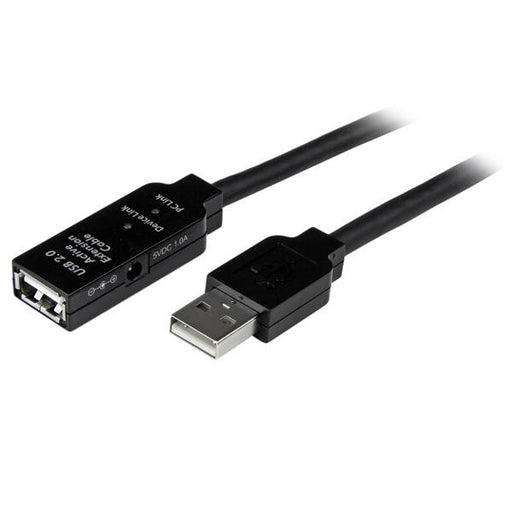 EAN 0065030856249 - StarTech.com USB2AAEXT5M cable USB USB 2.0 5 m USB A 0,48 Gbit/s Negro imagen 1