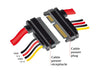 EAN 4043619838042 - DeLOCK 83804 cable de SATA 1 m SATA 22-pin Negro, Rojo, Amarillo imagen 2