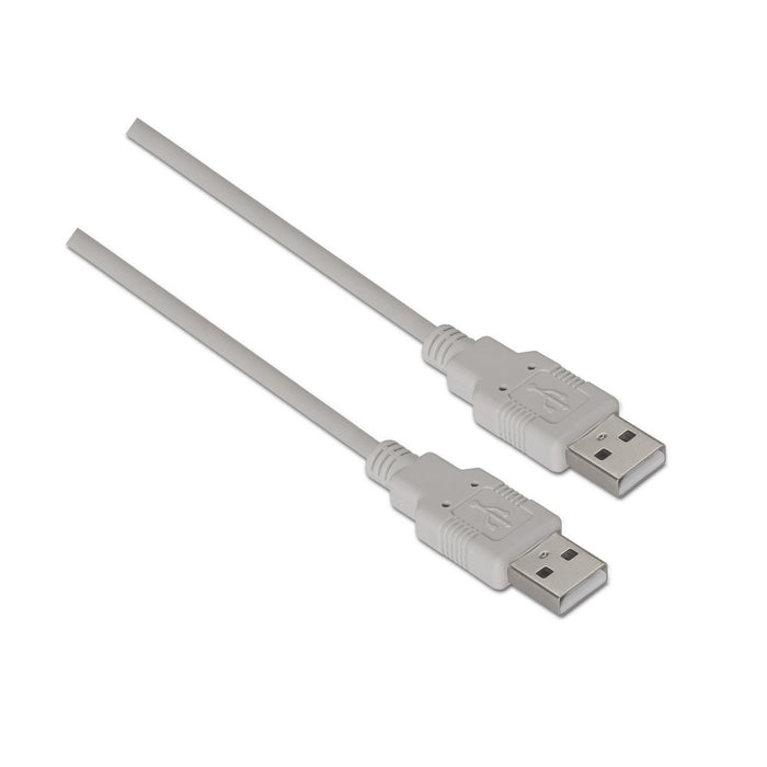 EAN 8436574700213 - AISENS A101-0022 cable USB USB 2.0 2 m USB A Beige imagen 1