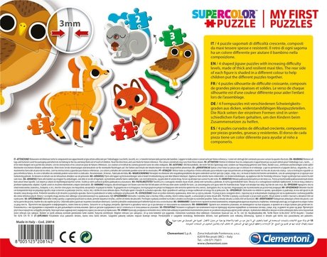 Puzzle My First Puzzle Animales Del Bosque 2-3-4-5pzs
