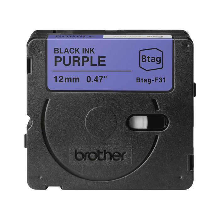 EAN 4977766836265 - Brother BTAG-F31 cinta para impresora de etiquetas Negro en color púrpura imagen 2