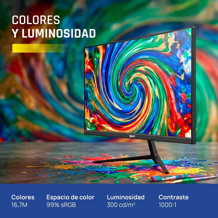 EAN 8435364319413 - iggual ML24S pantalla para PC 60,5 cm (23.8") 1920 x 1080 Pixeles Full HD LED Negro imagen 10