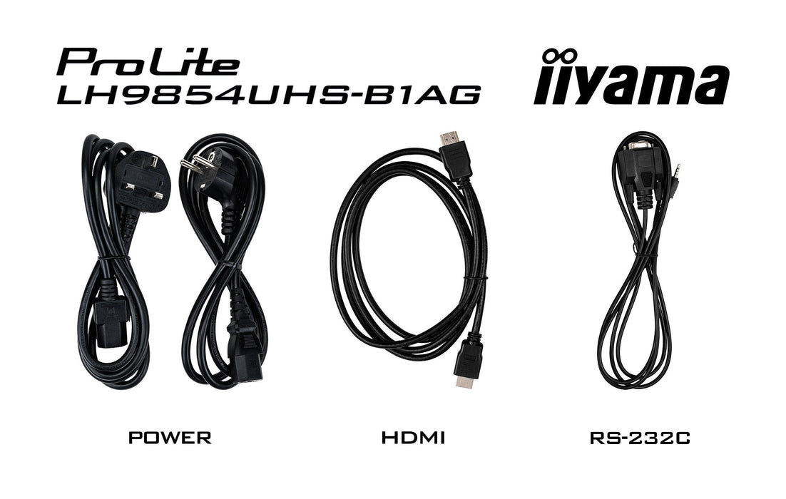 Iiyama Lh9854uhs-B1ag Pantalla Señalización 2,48 M (97.5") Lcd Wifi 500 Cd / M² 4k Ultra Hd Negro Procesador Incorporado Android 11 24/7