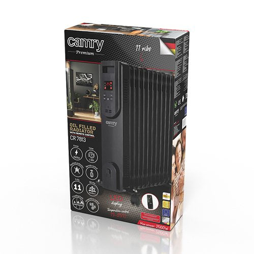 EAN 5903887801287 - Adler CR 7810 Interior Negro 2500 W Radiador sin aceite imagen 7