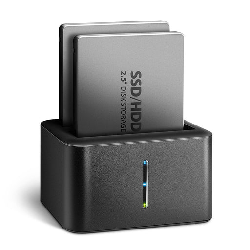 EAN 8595247906472 - Axagon ADSA-D25 base de conexión para disco duro USB 3.2 Gen 1 (3.1 Gen 1) Type micro-B Negro imagen 1