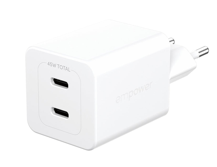 EAN 5715685027574 - PanzerGlass empower™ by ® Turbo 45W Charger incl. 2 x USB-C | EU Plug | Silver White Smartphone Blanco Co imagen 1