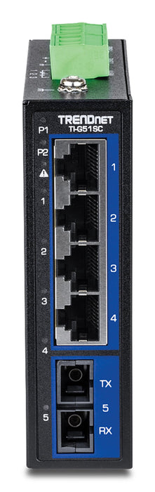 EAN 0710931162844 - Trendnet TI-G51SC switch No administrado Gigabit Ethernet (10/100/1000) Negro imagen 2