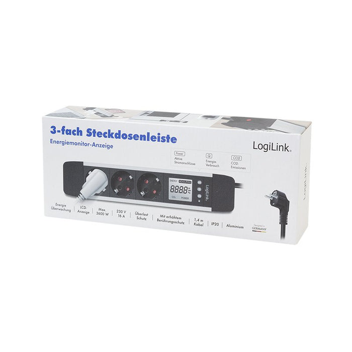 EAN 4052792074109 - 2Direct LPS285 base múltiple 1,4 m 3 salidas AC Interior Negro, Plata imagen 9