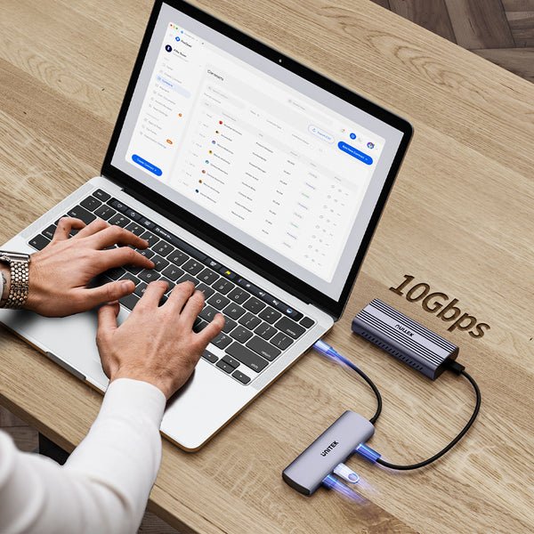Unitek 4w1 Usb-C  10 Gbps  4x Usb-A