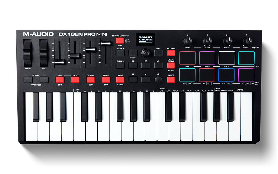EAN 694318025116 - M-AUDIO Oxygen Pro Mini teclado MIDI 32 llaves USB Negro imagen 4