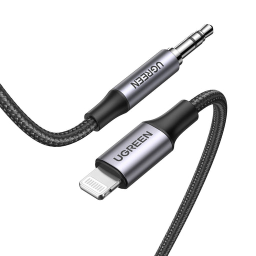 EAN 6957303875092 - Ugreen 70509 cable de teléfono móvil Plata 1 m 3,5mm Lightning imagen 2