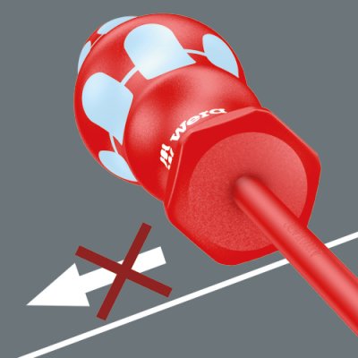 Wera 05022730001 - Destornillador Kraftform Plus Ranura