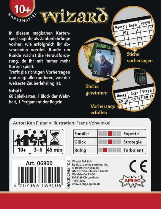Amigo Wizard, Juego De Cartas 06900