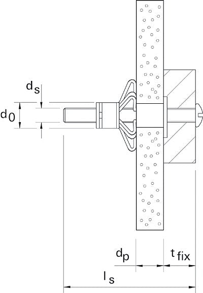 EAN 4048962164879 - Fischer 519774 tornillo de anclaje y taco 50 pieza(s) 52 mm imagen 2