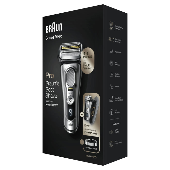 EAN 4210201372578 - Braun Series 9 Pro 81744531 afeitadora Máquina de afeitar de láminas Recortadora Plata imagen 7